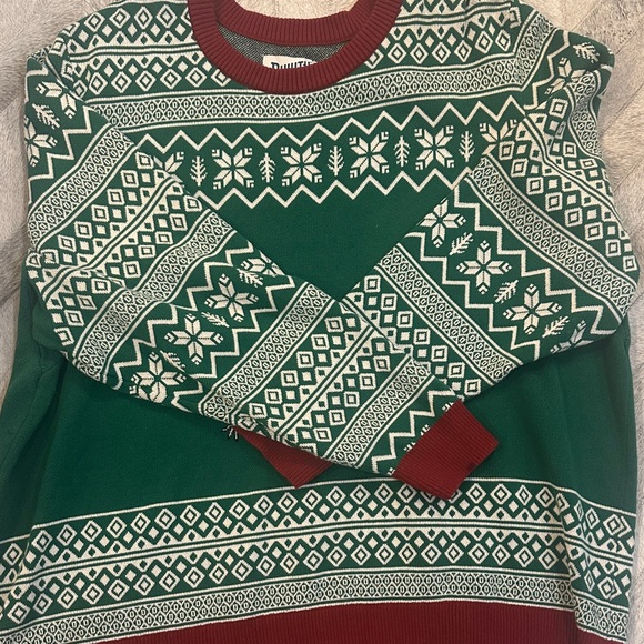 Duluth Trading Co Beaver Christmas Crewneck Sweater 3XL - Picture 4 of 7